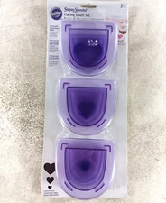 NEW  Sugar Sheets Cutting Insert Set of 3 Choice Design Wilton Sealed 