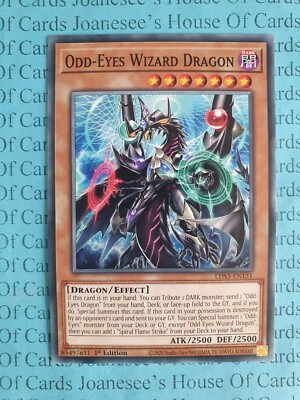 Odd-Eyes Zaubererdrache LDS3-DE131 Yu-Gi-Oh Karte 1. Auflage Neu