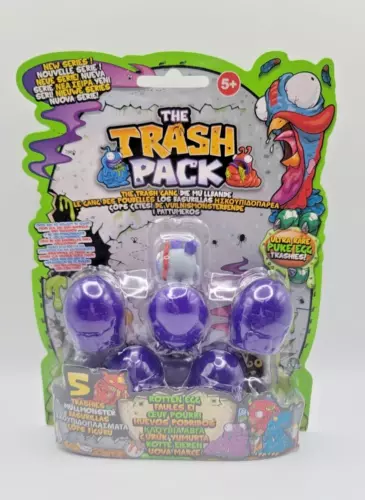 Trash Packs Series 6 Rotten Eggs 5 Trashies Figures (figures may vary)