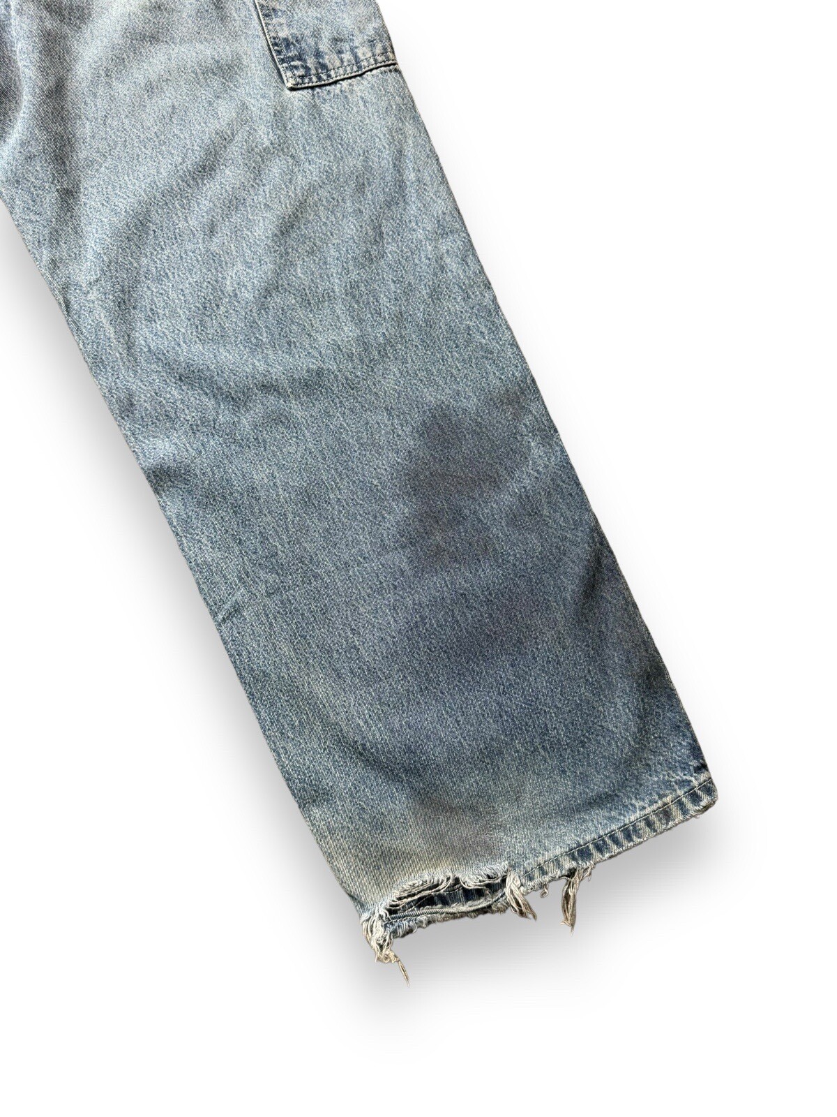 Vintage Carhartt Denim Blue Carpenter Work Jeans W36” L30” image 5