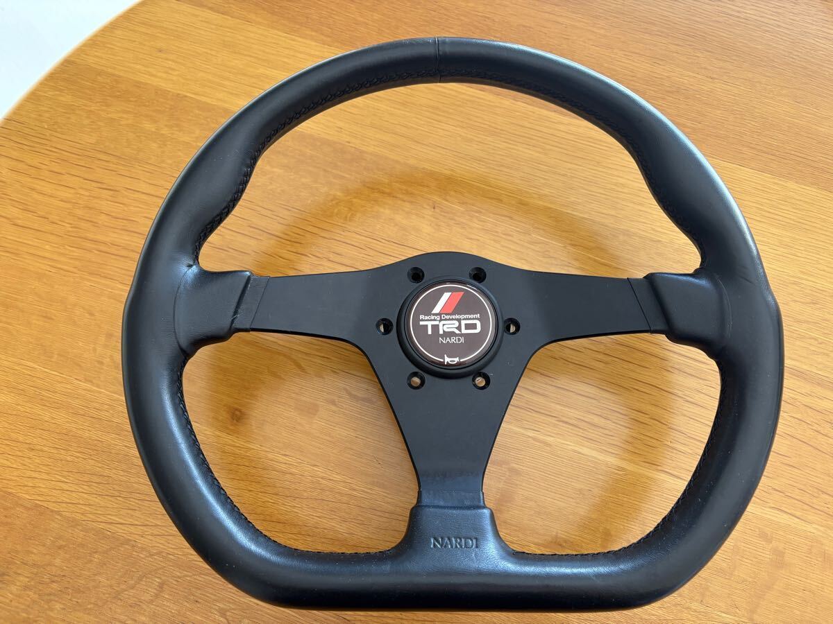 FET Genuine NARDI GARA SPORT D Shape Leather Steering Wheel FET Genuine NARDI GARA SPORT D Shape Leather Steering Wheel