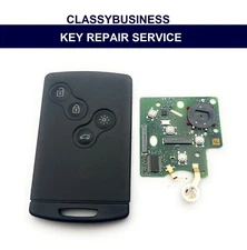 Repair service for Renault 4 button key card repair Case Battery replacement