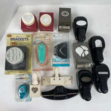 Paper Punch LOT Scrapbooking Craft Emagination Stampin Up Martha Stuart Mixed