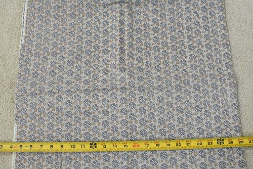 By 1/2 Yd, Vintage, Gold & Gray Print Quilt Cotton, RJR, P6300 - Picture 3 of 6