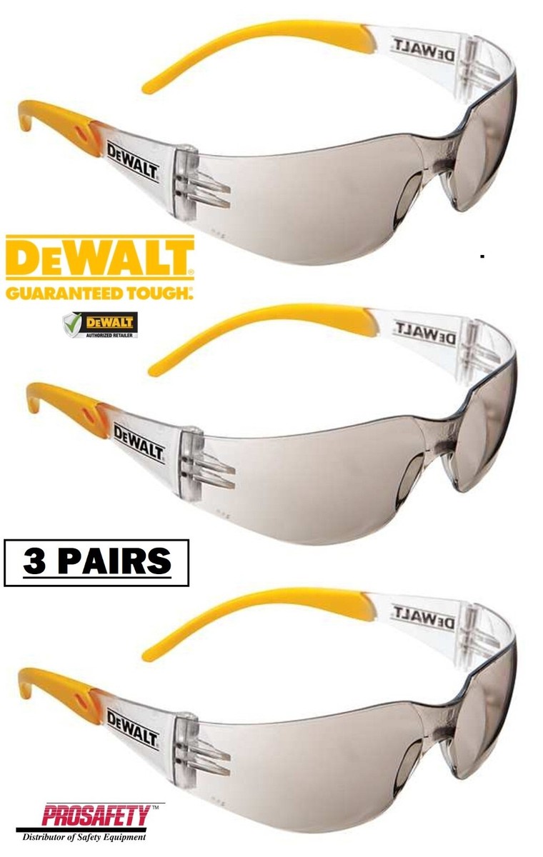 3- DeWalt Indoor Outdoor Mirror Lens Protective Work Safety