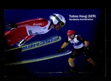 Tobias Haug Autogrammkarte Original Signiert Nordische Kombination + A 168369