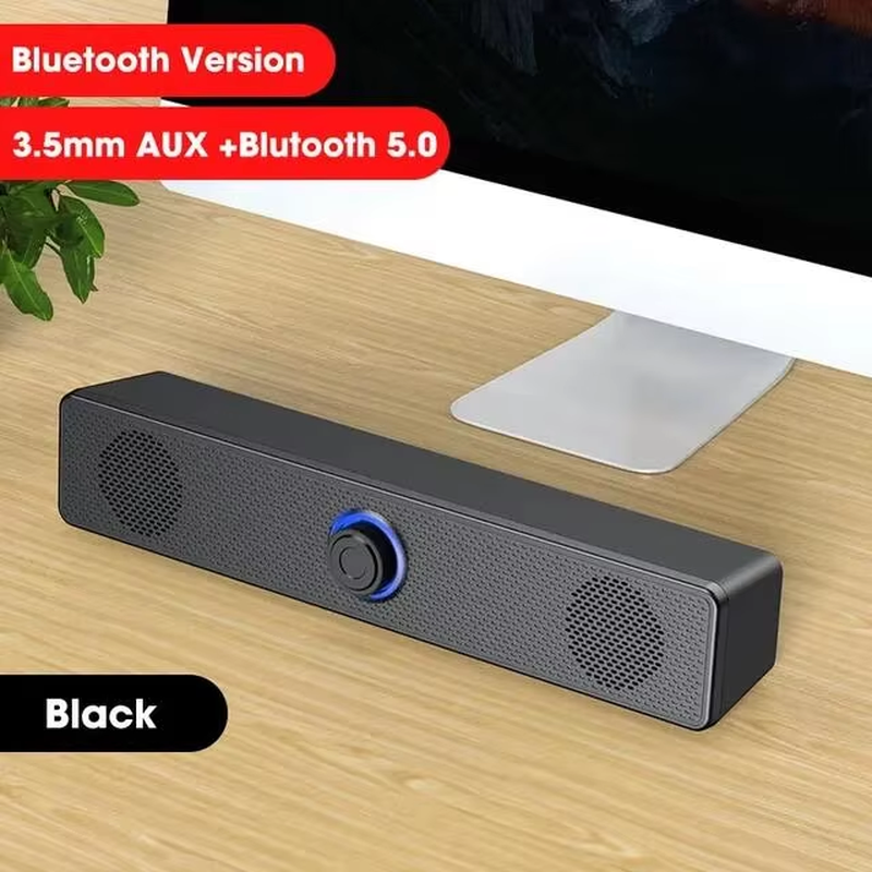 PC Soundbar Wired and Wireless Bluetooth Speaker USB Powered Soundbar for TV Pc-image