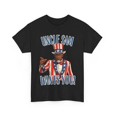 African American Uncle Sam Wants You Black Uncle Sam T-Shirt