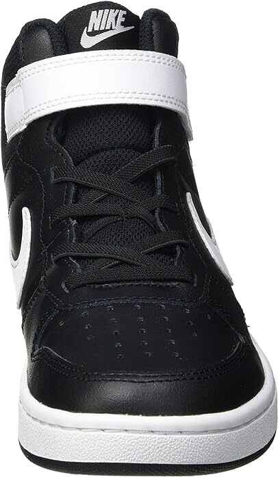 Little Kid's Nike Court Borough Mid 2 Black/White (CD7783 010) | eBay