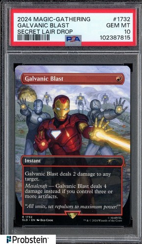 2024 Magic The Gathering MTG Secret Lair Drop #1732 Galvanic Blast PSA 10 #4