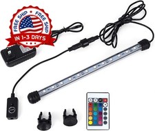 Luz Para Pecera Luces Led De Acuario Peceras Colores Sumergible Marino Nuevo US