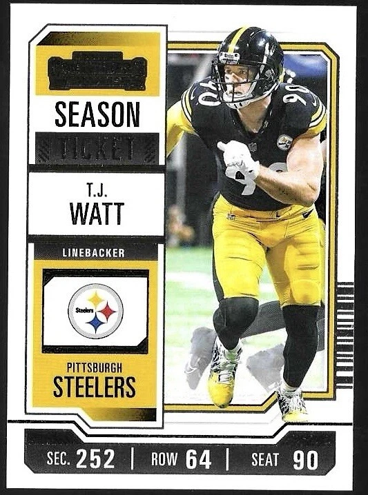 2023 Panini Contenders TJ Watt #85