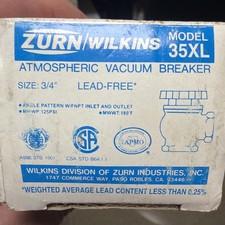 Nuevo interruptor de vacío atmosférico Zurn-Wilkins 34-35XL - 3/4" FNPT, sin plomo