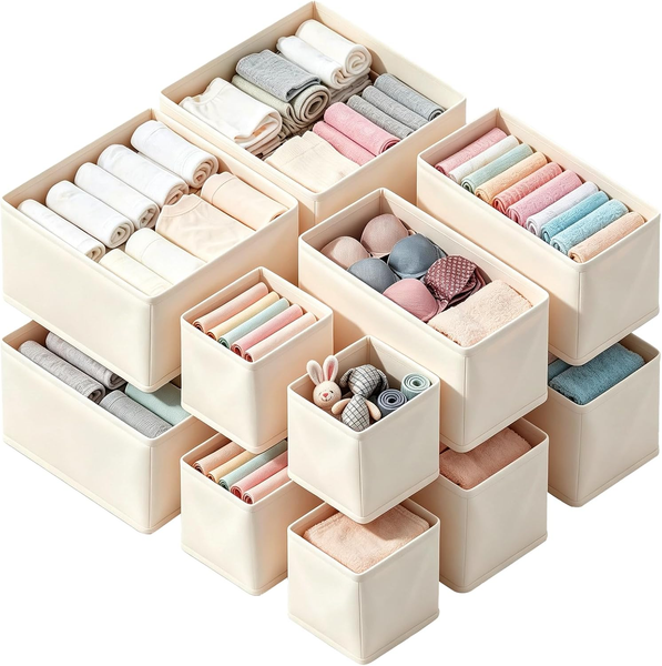 18 StüCk Schubladen Organizer,Faltbare Kleiderschrank Organizer, Kleiderschrank-image