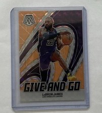 2023-24 LEBRON JAMES PANINI MOSAIC GIVE AND GO NUMBERED 09/25 no.3