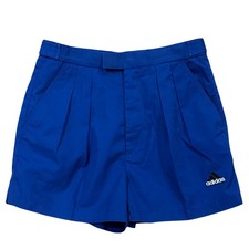 Vintage Adidas Equipment EQT Pleated Shorts Mens Royal Blue Athletic Sportswear