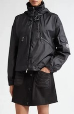New Moncler Womans Black Hemar Windbreaker Ja...