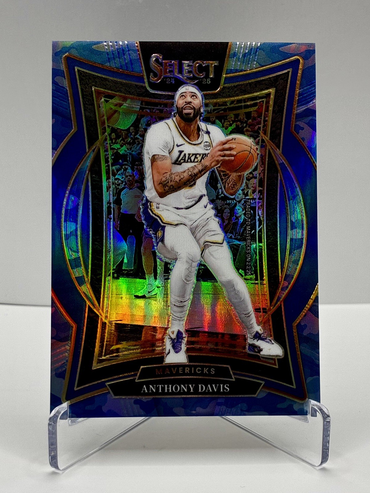 Anthony Davis 2024-25 Panini Select Prizm Concourse #25 Mavericks  /99🔥🔥🔥