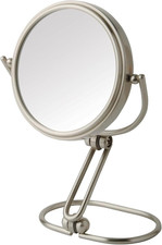 Compact Magnifying Mirror - Folding 3" Travel Mirror with 15X  1X Magnification