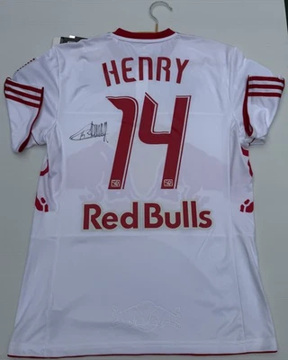 Maillot football domicile Red Bull New York N°14 signé par Thierry HENRY - Neuf - Photo 1/4