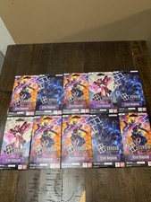 Gundam Card Game Steel Requiem GD03 Lot Of 10 Sleeved Booster Packs English Nee