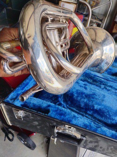 Yamaha YBH-301M Marching Baritone - Silver-plated For Parts Or Repair - Picture 19 of 24