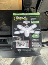 BEYOND BRIGHT 60-Watt Ultra Bright LED 6500K w/ 10 Adjustable Light Panels