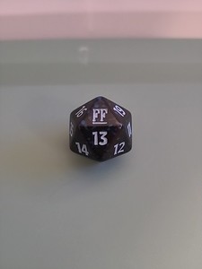 MTG , Final Fantasy, Spindown D20 Prerelease Blue dice