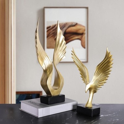 Nordic Wings Eagle Skulptur Ornament Figur Kunst Statue Geburtstagsgeschenke