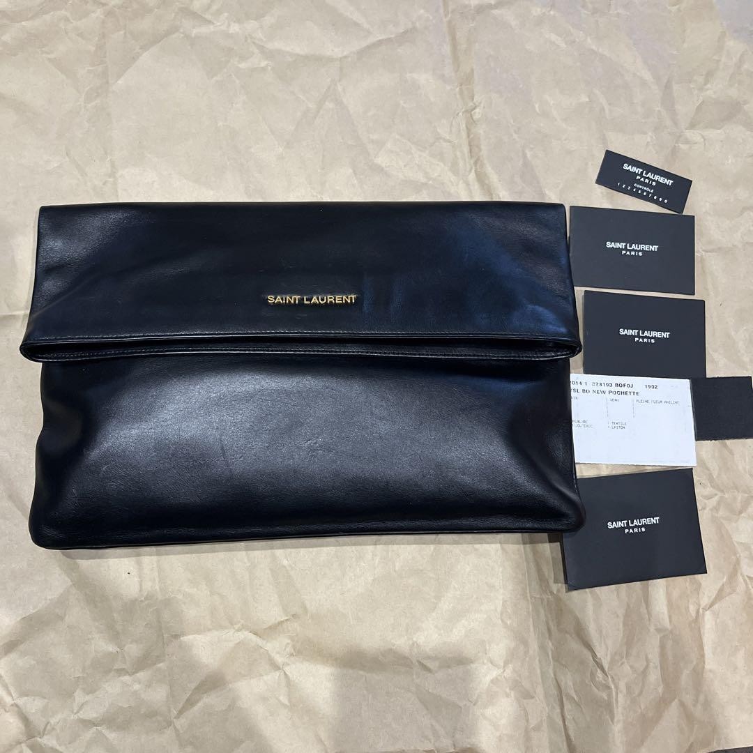 Borsa pochette Saint Laurent nera