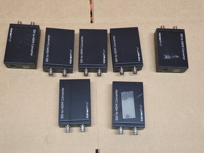 Bulk Lot of 8 KanexPro EXT-SDI3GX 3G-SDI to HDMI Converters w/ SDI Loop Out