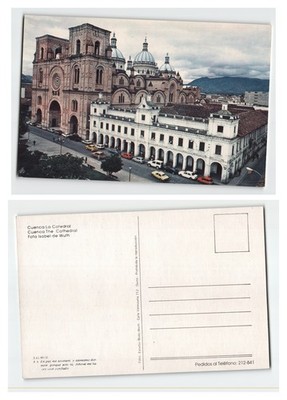 Postkarte - Neue Kathedrale von Cuenca, Ecuador - Südamerikanisches Stadtbild UNBESPIELT