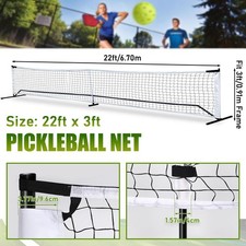 22ft Pickleball Net Quick Setup Professional Equipment