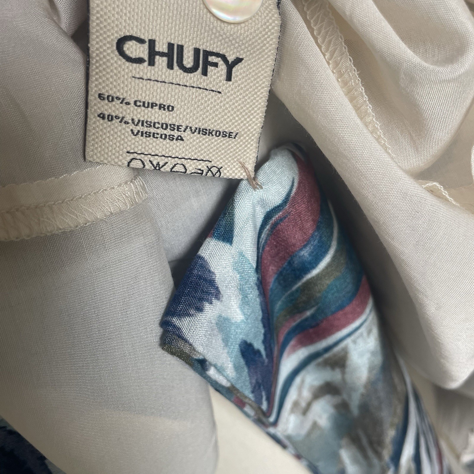 New Chufy Pia Voile Dress Huapi Ice Forever Patagonia NWT Size M thumbnail 7