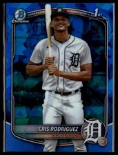 2024 Bowman Chrome Sapphire Cris Rodriguez #BCP-250 1st Detroit Tigers