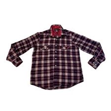 Boundary Waters Dayton’s Women’s Wool Blend Plaid Button Shirt Size Medium