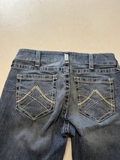 Ariat R.E.A.L. Denim Straight Leg Jeans Mid-Rise Stretch Medium Wash - Size 29S