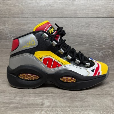 Reebok Question Mid Power Rangers Iverson Basketball Shoes Sneakers Mens Size 7