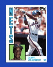 1984 Topps Set-Break #182 Darryl Strawberry RC VG-VGEX *GMCARDS*
