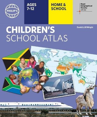 David Wright Jill Wright Philip's RGS Children's  School Atlas (Taschenbuch)