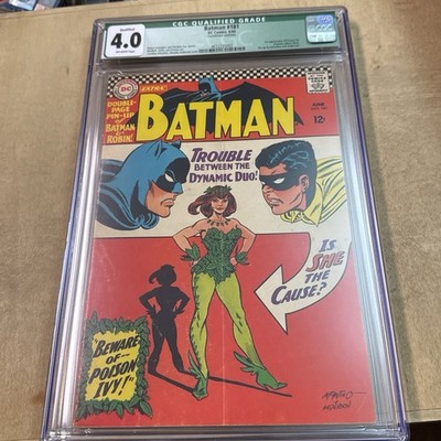 BATMAN #181 CGC 4.0 C OW 1966 Anderson & Infantino key 1st POISON IVY