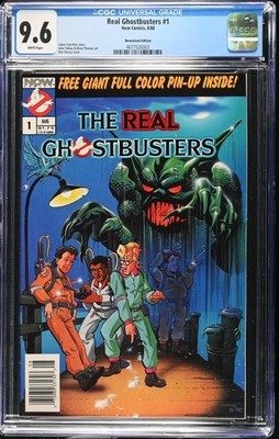 Real Ghostbusters #1 CGC 9.6 NM+ NOW Comics 1988 NEWSSTAND!     