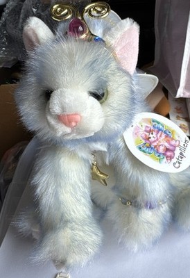 Vintage 2000 Precious Gems Catapillers Celeste Winged Cat Aurora Plush with Tag