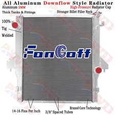 2 Row Radiator For 2004 05 2006 Dodge Ram 1500 8.3l02-03 Dodge Ram 2500 8.0 V10