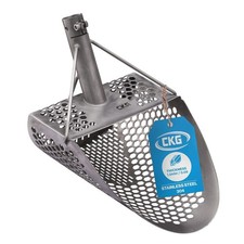 CKG Sand Scoop for Metal Detecting Heavy Duty Sand Sifter Scoop Stainless Ste...