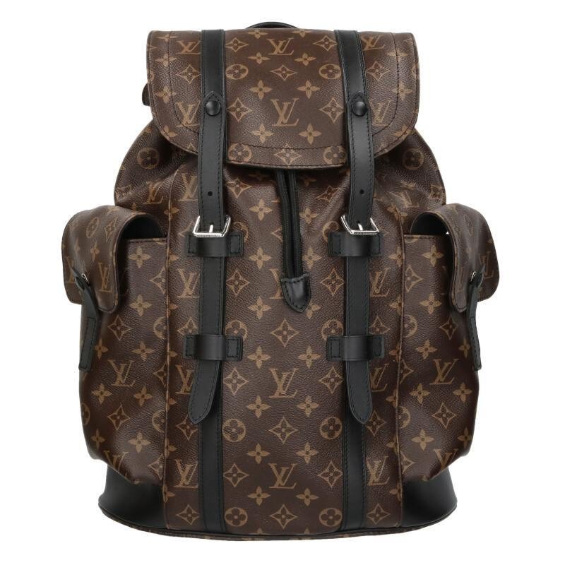 Louis Vuitton MM M43735 Christopher Monogram Macassar Backpack 585537