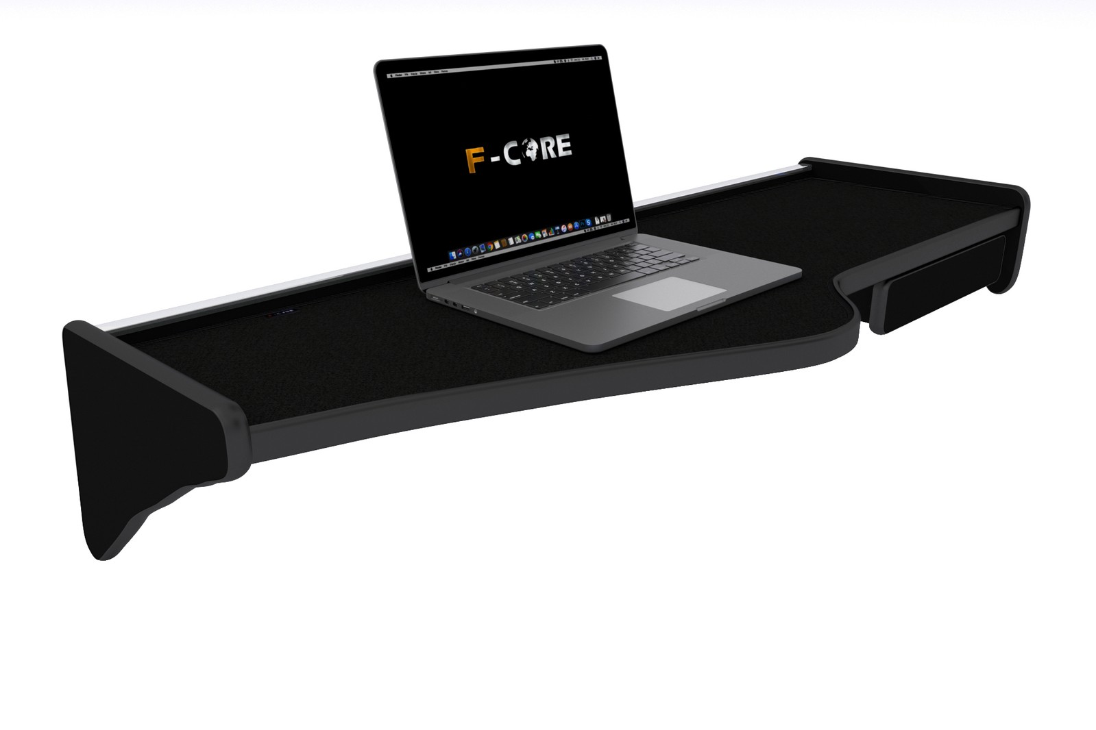 LKW Tisch für SCANIA R 01.05-12.10 Doppel Mit schublade SCHWARZ - Picture 1 of 6