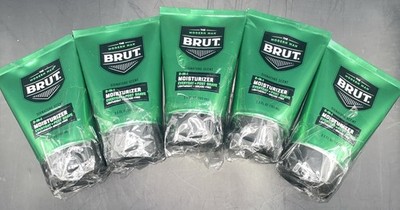 5 BRUT 2-in-1 Moisturizer Everyday + Post Shave Signature Scent 3.5 fl oz