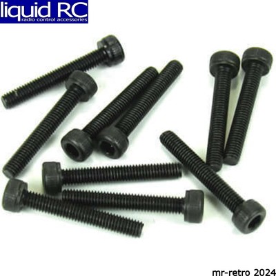 Tekno RC 1529 Cap Head Screw M3x20mm Black (10)