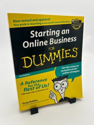 Starting an Online Business for Dummies by Greg Holden (2002, Trade Paperback)